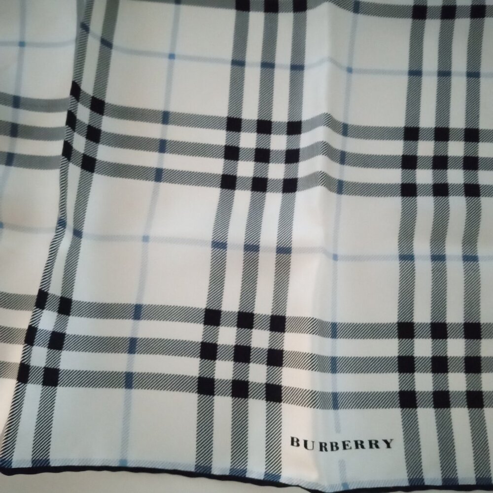 Burberry authentic silk square scarf